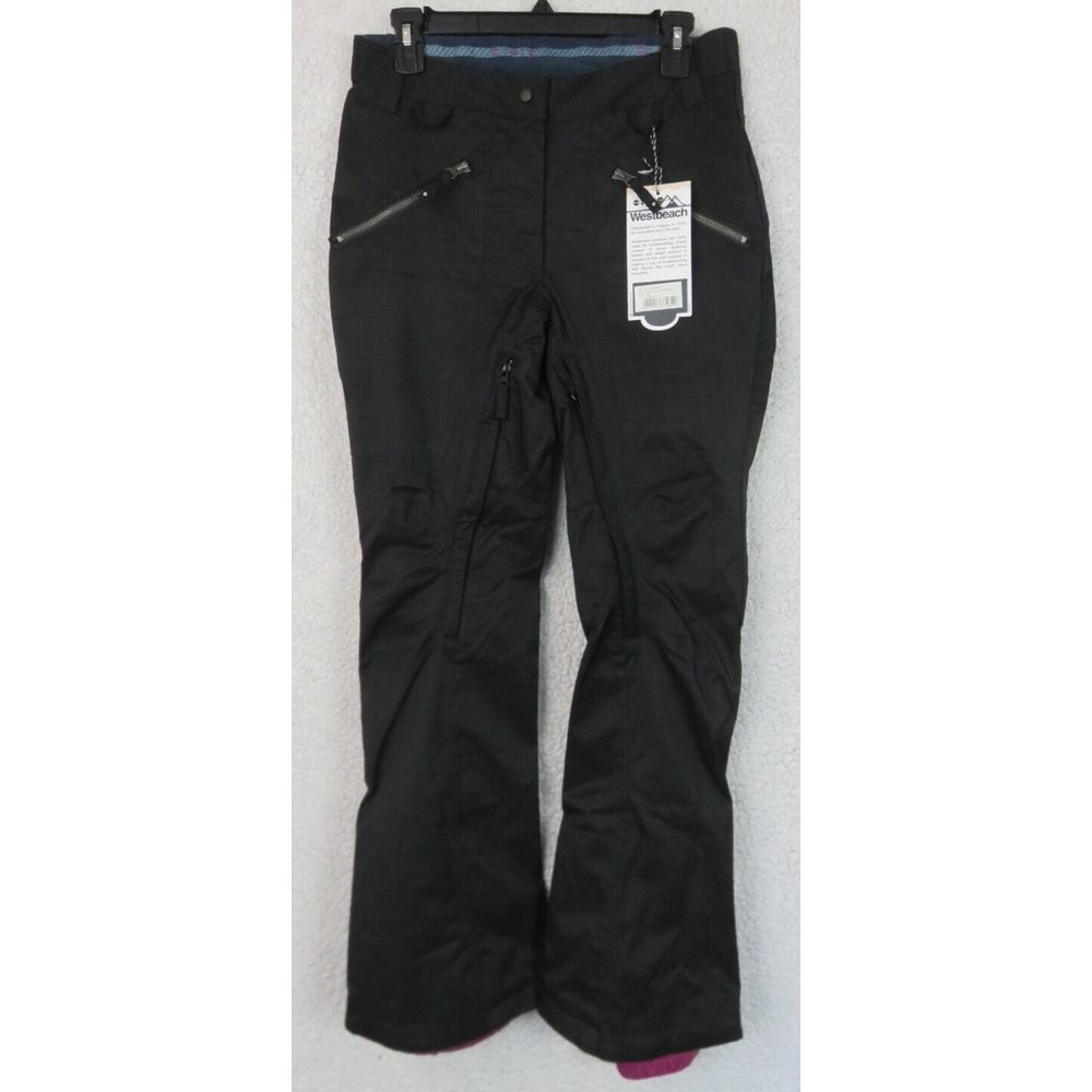 Westbeach Womens Blue Bird Pants Ski Snow Snowboard Vented‎ Black Size XS 30x31